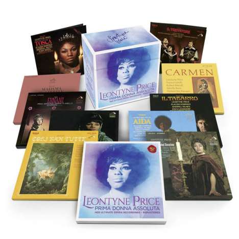 Leontyne Price - Prima Donna Assoluta (10 Operngesamtaufnahmen), 22 CDs