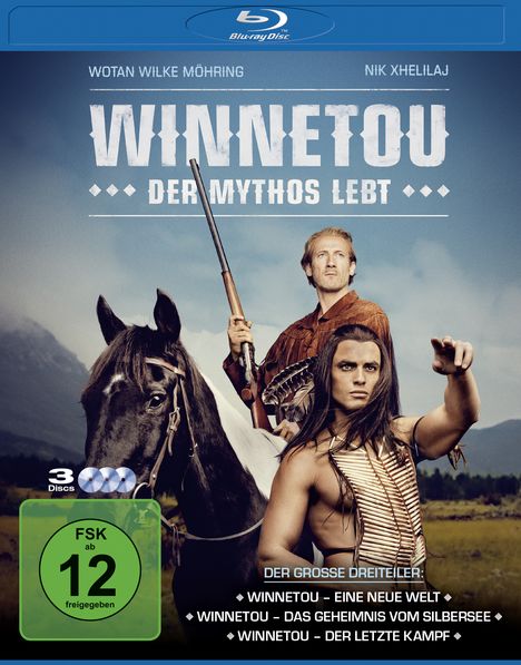 Winnetou - Der Mythos lebt (Blu-ray), 3 Blu-ray Discs