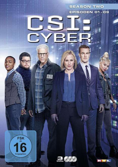 CSI Cyber Season 2 Box 1, 3 DVDs