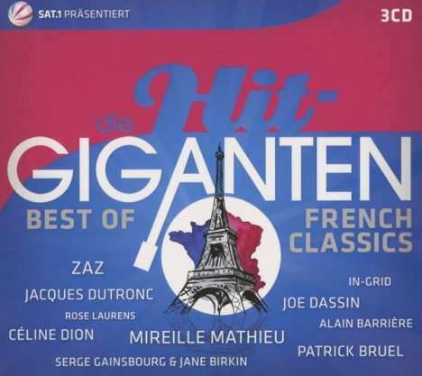 Die Hit-Giganten: Best Of French Classics, 3 CDs