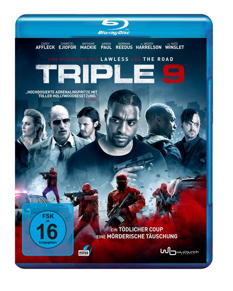 Triple 9 (Blu-ray), Blu-ray Disc