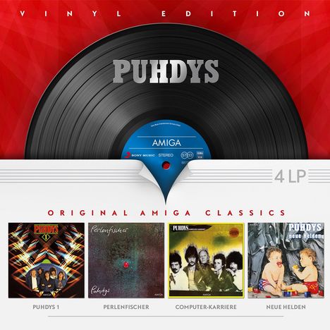Puhdys: Original AMIGA Classics - Vinyl Edition, 4 LPs
