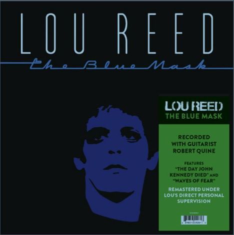 Lou Reed (1942-2013): The Blue Mask (remastered), LP