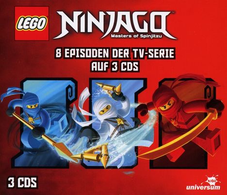 LEGO Ninjago Hörspielbox 1, 3 CDs