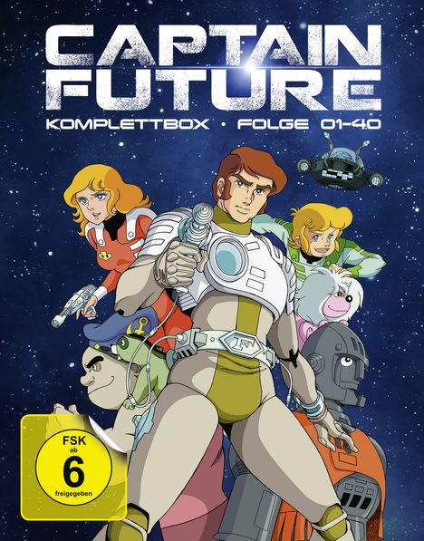 Captain Future (Komplettbox) (Blu-ray), 4 Blu-ray Discs