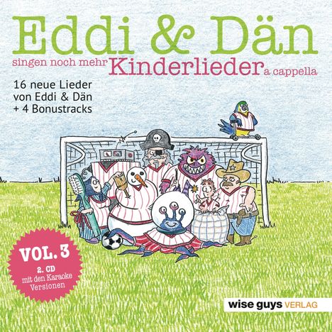 Eddi &amp; Dän singen noch mehr Kinderlieder a cappella, 2 CDs