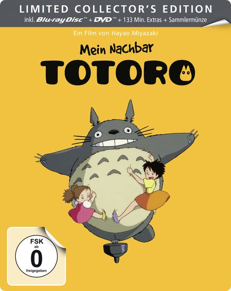 Mein Nachbar Totoro (Blu-ray &amp; DVD im Steelbook), 1 Blu-ray Disc und 1 DVD