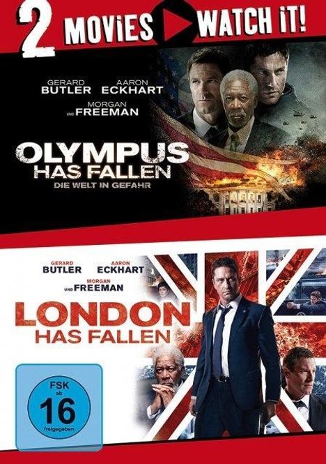 Olympus Has Fallen / London Has Fallen, 2 DVDs
