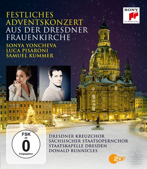 Festliches Adventskonzert aus der Dresdner Frauenkirche 2015, Blu-ray Disc