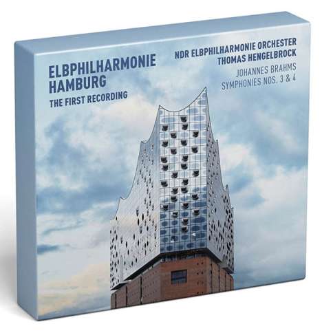Johannes Brahms (1833-1897): Symphonien Nr.3 &amp; 4 (Deluxe-Edition der ersten Aufnahme aus der neuen Elbphilharmonie Hamburg mit DVD), 1 CD und 1 DVD