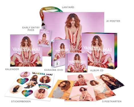 Vanessa Mai: Regenbogen (Limited-Numbered-Edition-Fan-Box), 1 CD und 1 DVD