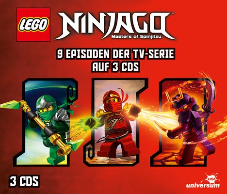 LEGO Ninjago Hörspielbox 3, 3 CDs