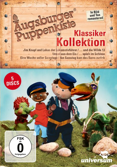 Augsburger Puppenkiste: Klassiker Kollektion, 5 DVDs