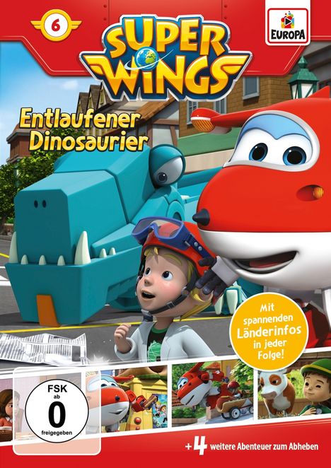 Super Wings Vol. 6: Entlaufener Dinosaurier, DVD