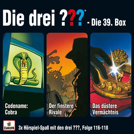 Die drei ??? 39/3er Box (Folgen 116,117,118), 3 CDs