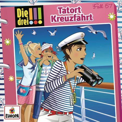 Die drei !!! (Fall 57) Tatort Kreuzfahrt, CD