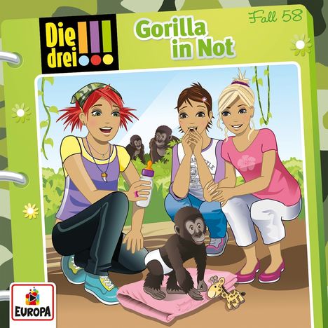 Die drei !!! (Fall 58) Gorilla in Not, CD