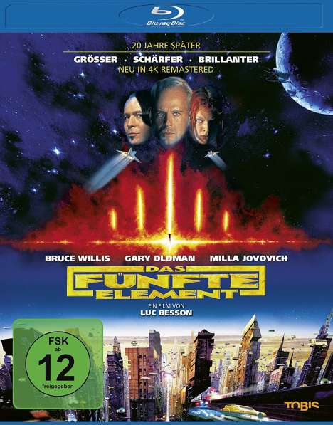 Das fünfte Element (Blu-ray Mastered in 4K), Blu-ray Disc