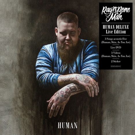 Rag'n'Bone Man: Human (Deluxe Live Edition), 1 CD und 1 DVD