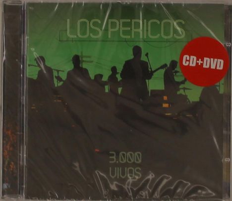 Los Pericos: 3.000 Vivos, 1 CD und 1 DVD