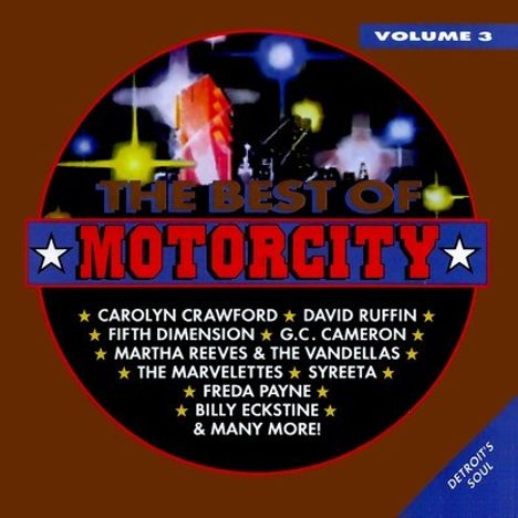 The Best Of Motorcity Vol. 3, CD