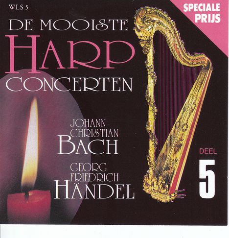 Johann Christian Bach (1735-1782): Harfenkonzerte D-Dur &amp; G-Dur, CD