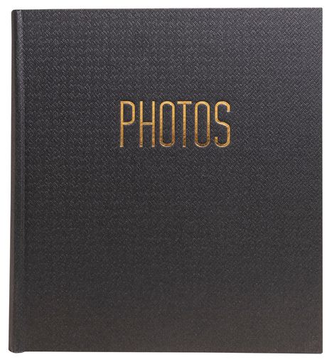 Fotoalbum, 60 Seiten schwarz, 29x32 cm, OfficeByMe, Diverse