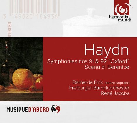 Joseph Haydn (1732-1809): Symphonien Nr.91 &amp; 92, CD