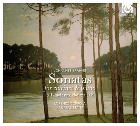 Johannes Brahms (1833-1897): Sonaten für Klarinette &amp; Klavier op.120 Nr.1 &amp; 2, CD