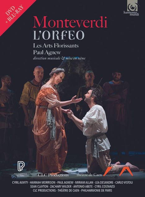 Claudio Monteverdi (1567-1643): L'Orfeo, 1 DVD und 1 Blu-ray Disc
