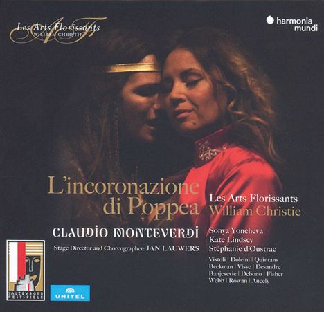 Claudio Monteverdi (1567-1643): L'incoronazione di Poppea, 3 CDs und 1 DVD