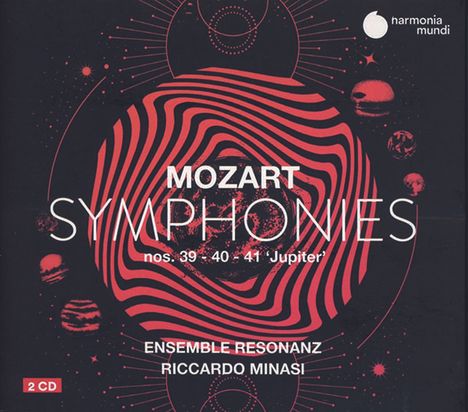 Wolfgang Amadeus Mozart (1756-1791): Symphonien Nr.39-41, 2 CDs