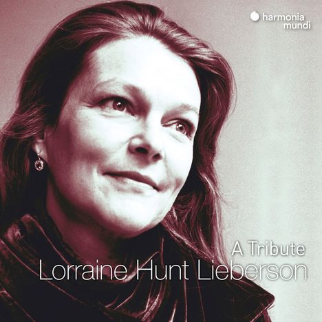 Texte: "Lorraine Hunt Lieberson", "A Tribute", "harmonia mundi". Porträt einer lächelnden Frau mit langen Haaren.