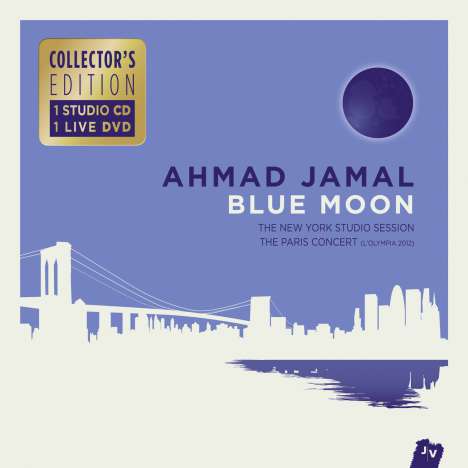 Ahmad Jamal (1930-2023): Blue Moon: The New York Studio Session (Collector's Edition), 1 CD und 1 DVD