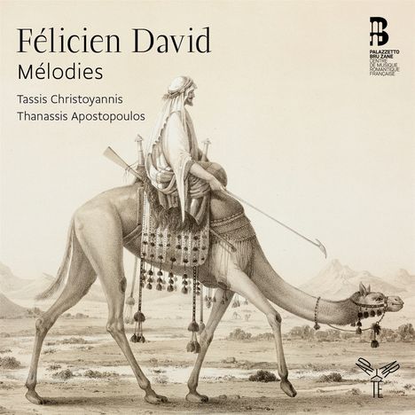 Felicien Cesar David (1810-1876): Lieder "Melodies", CD