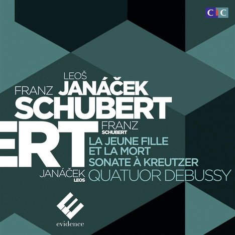 Franz Schubert (1797-1828): Streichquartett Nr.14 "Der Tod &amp; das Mädchen", CD