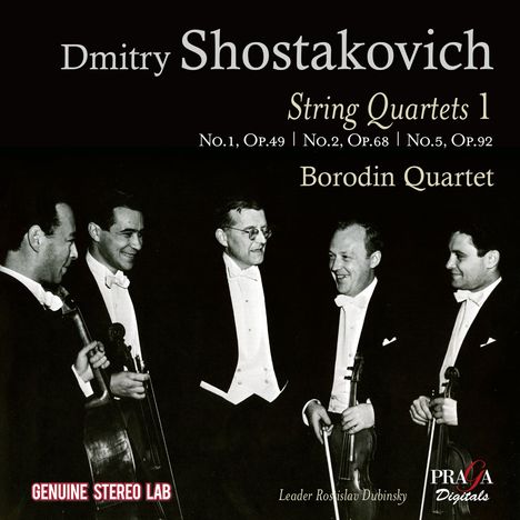 Dmitri Schostakowitsch (1906-1975): Streichquartette Vol.1, CD