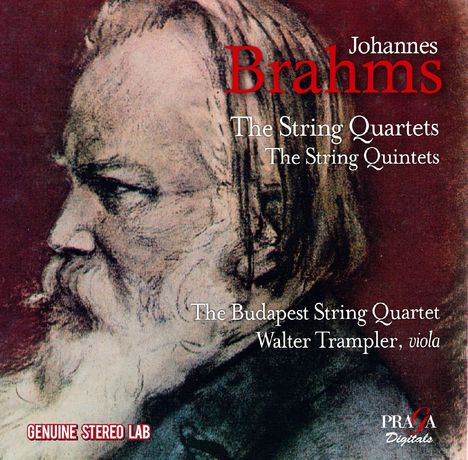 Johannes Brahms (1833-1897): Streichquartette Nr.1-3, 2 CDs