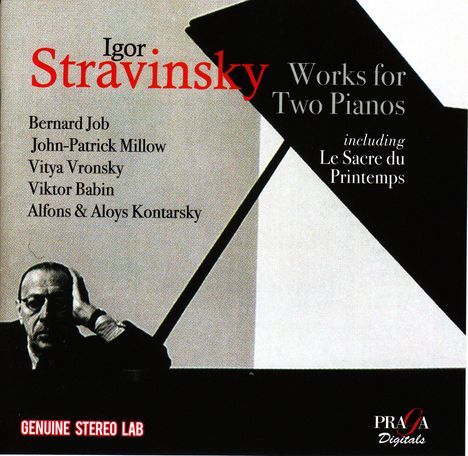 Igor Strawinsky (1882-1971): Le Sacre du Printemps (Fassung für 2 Klaviere), CD