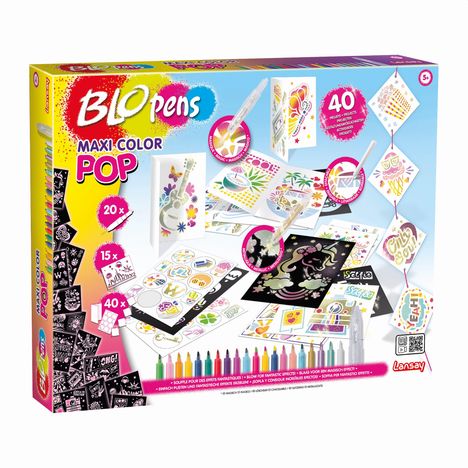 Blopens - Sprühstifteset Maxi Pop Art, Diverse