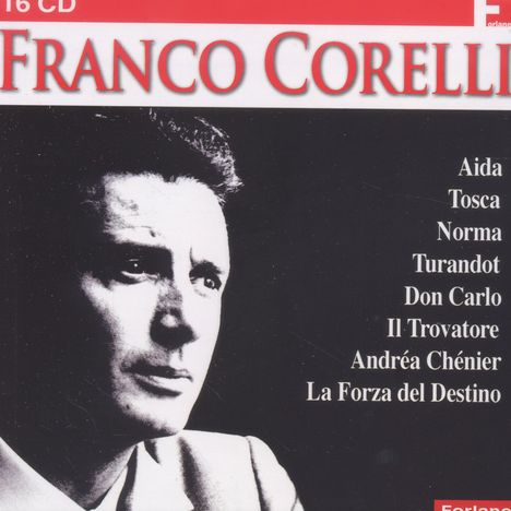 Franco Corelli - 8 Operngesamtaufnahmen, 16 CDs