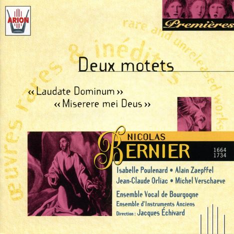 Nicolas Bernier (1664-1734): Motetten, CD
