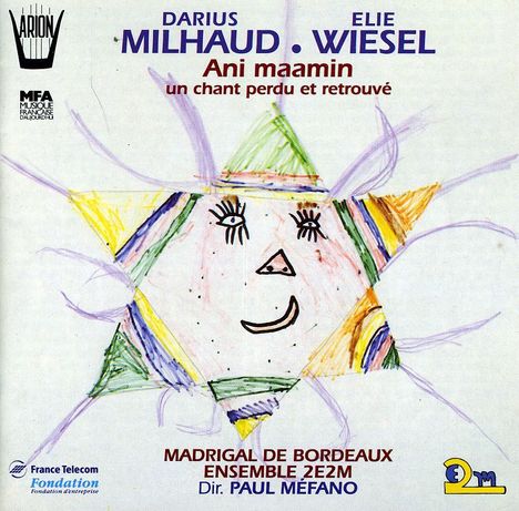 Darius Milhaud (1892-1974): Cantate "Ani Maamin", CD