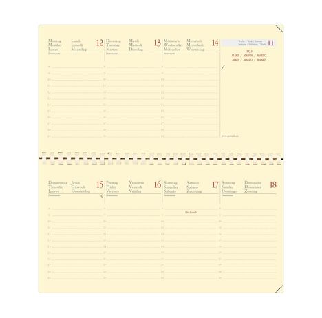 Einlage Planital 2026, Kalender