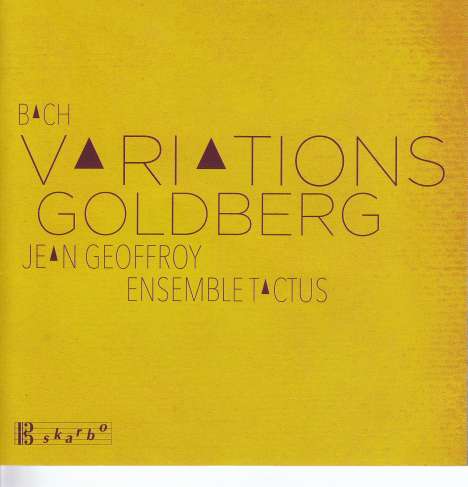 Johann Sebastian Bach (1685-1750): Goldberg-Variationen BWV 988 für Percussion, CD