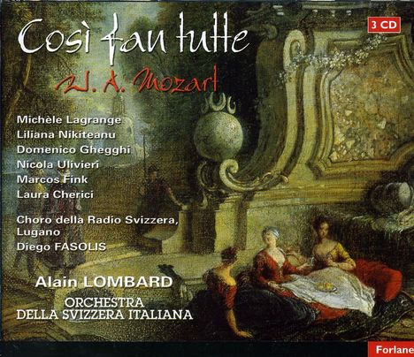 Wolfgang Amadeus Mozart (1756-1791): Cosi fan tutte, 3 CDs