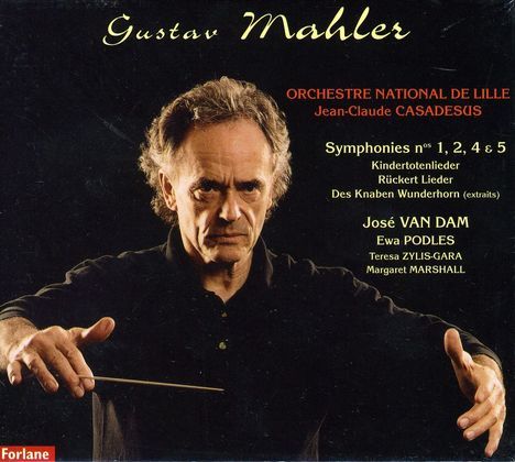 Gustav Mahler (1860-1911): Symphonien Nr.1,2,4,5, 6 CDs