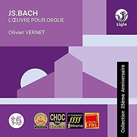 Johann Sebastian Bach (1685-1750): Orgelwerke (Ges.-Aufn.), 15 CDs