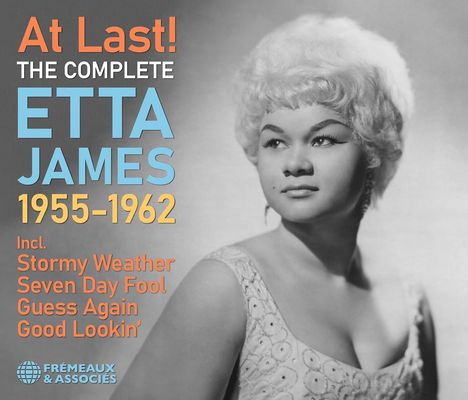At Last! The Complete Etta James 1955-1962. Incl. Stormy Weather, Seven Day Fool, Guess Again, Good Lookin'. Porträt einer Frau.