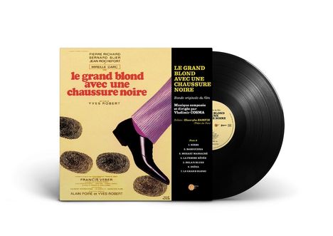 Filmmusik: Der große Blonde mit dem schwarzen Schuh (Le Grand Blond Avec Une Chaussure Noire), LP